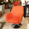 Orange Accent Chair
Spins, Pedestal leg
$279